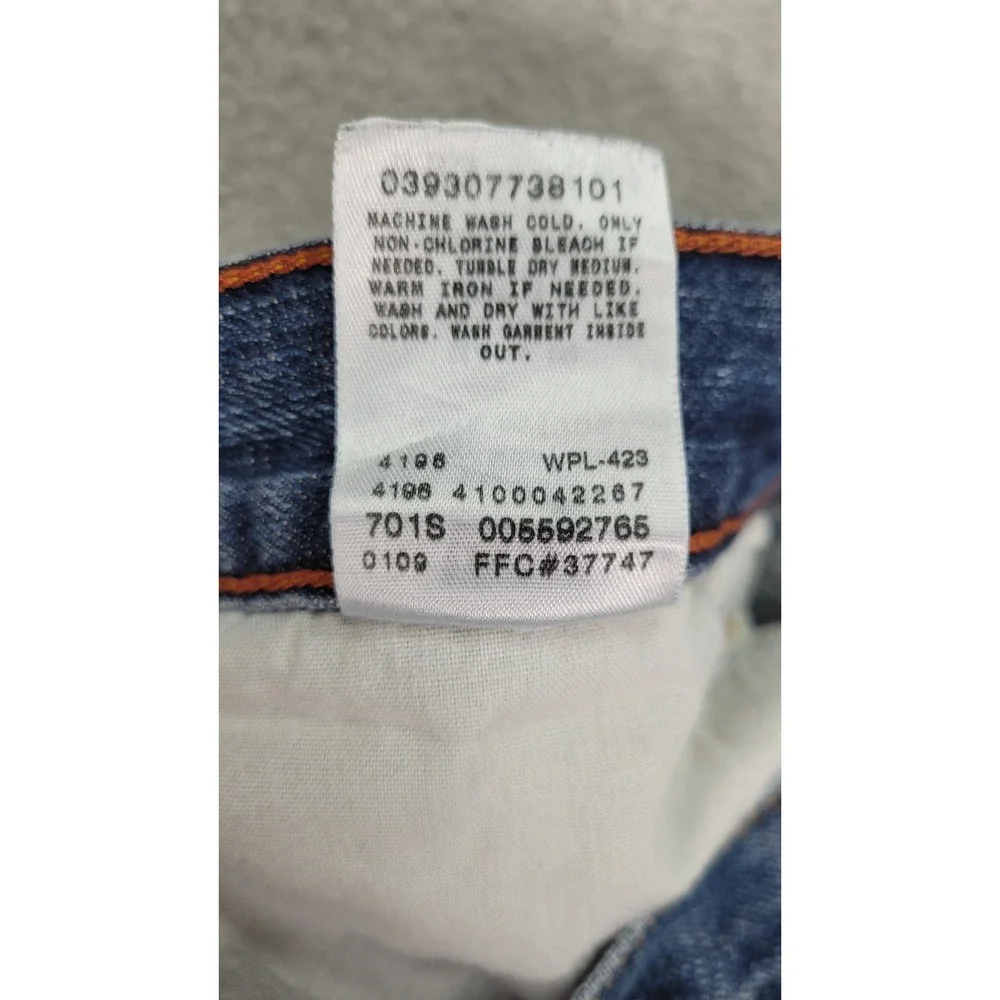 Levis 559 Relaxed Straight Jeans Mens 33x34 Medium Wash Blue 100% Cotton Denim